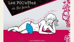 Illustration calendrier POC'ettes - Elisabeth MORIN, graphiste illustratrice La Rochelle