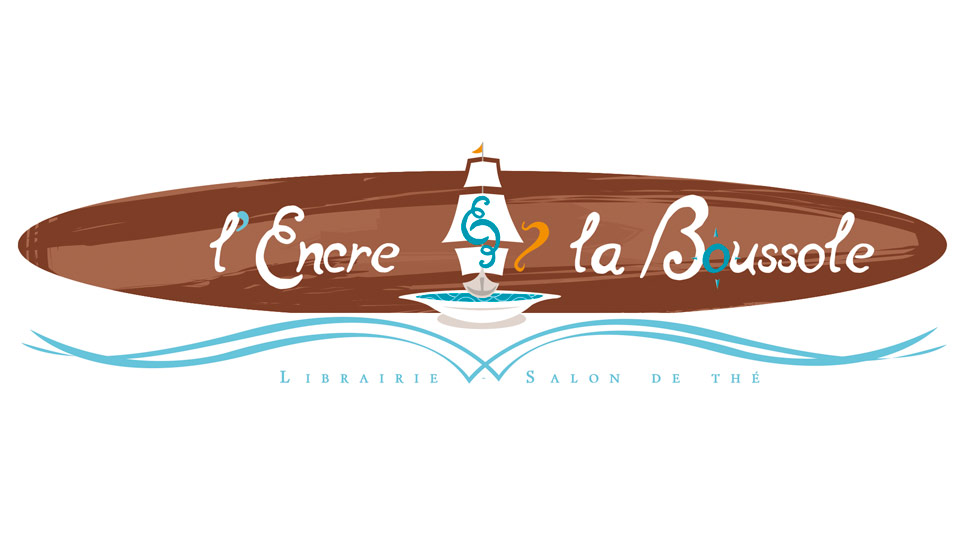Elisabeth MORIN - graphiste La Rochelle - logo L'Encre et la Boussole
