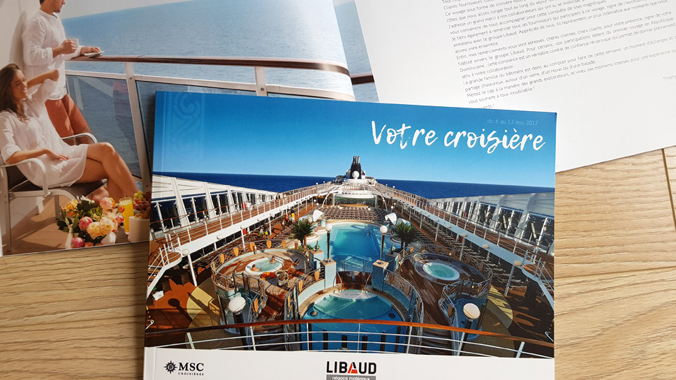 Graphiste La Rochelle - Elisabeth MORIN - Brochure 80 pages pour voyage Libaud