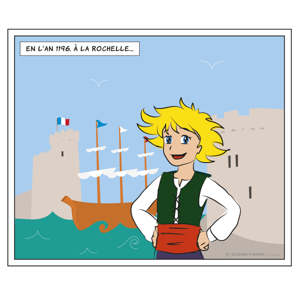 Illustration pour Proposition Webtoon - Elisabeth MORIN Illustratrice La Rochelle