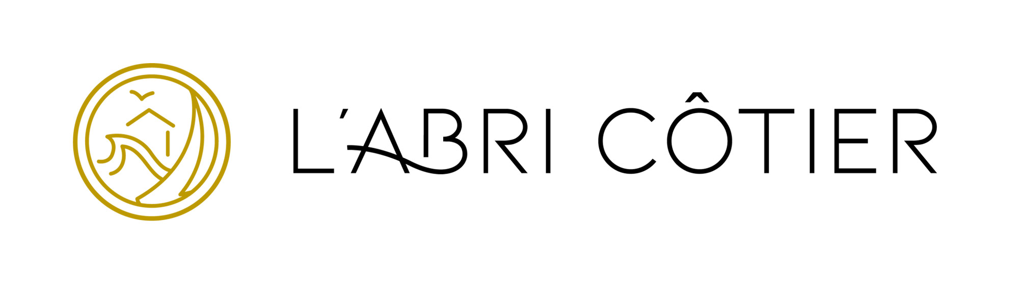 Logo L'Abri Côtier Restaurant Aigrefeuille - Elisabeth MORIN Graphiste La Rochelle