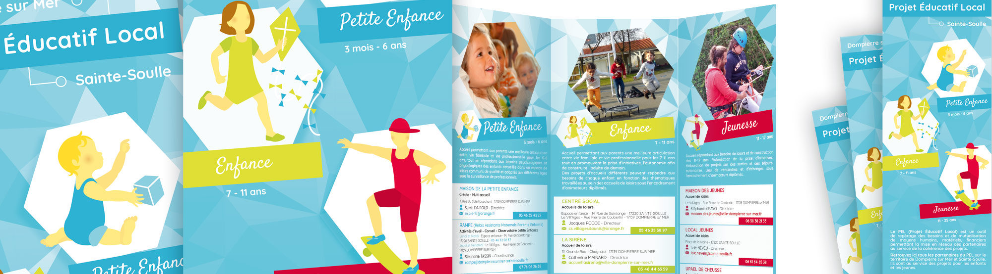 Plaquette Dompierre sur Mer Sainte-Soulle - Elisabeth MORIN Graphiste La Rochelle