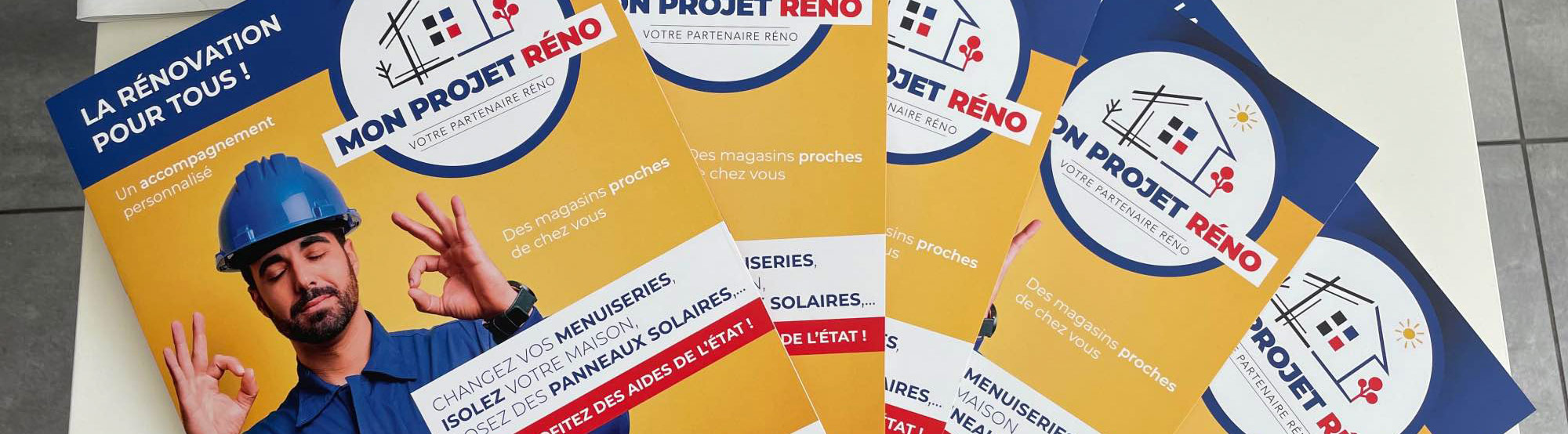 Plaquette Mon Projet Réno - Libaud Négoce Matériaux - Elisabeth MORIN graphiste La Rochelle